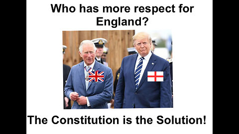 Who has more respect for England? Trump or Winsor? TRUMP.