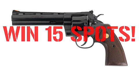 COLT PYTHON BLUED .357 MAGNUM MINI #1 FOR 15 SPOTS IN THE MAIN WEBINAR