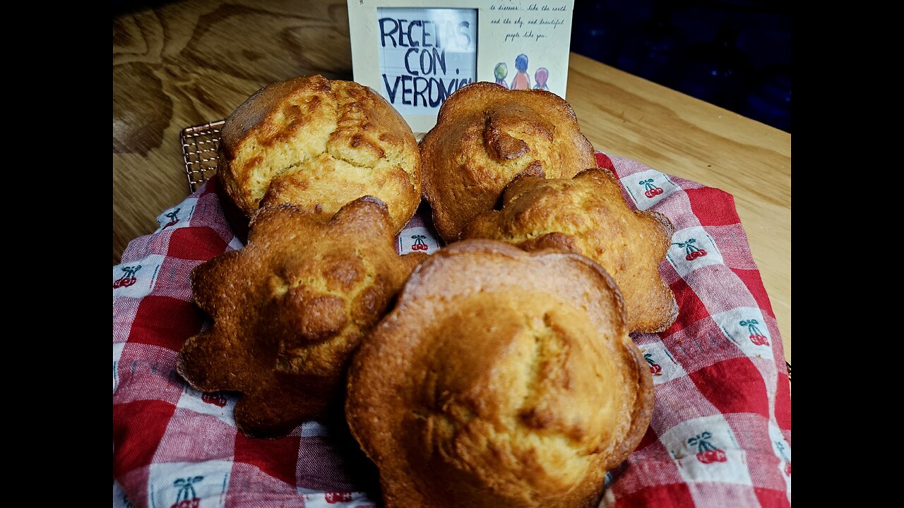 Mantecadas de Banano