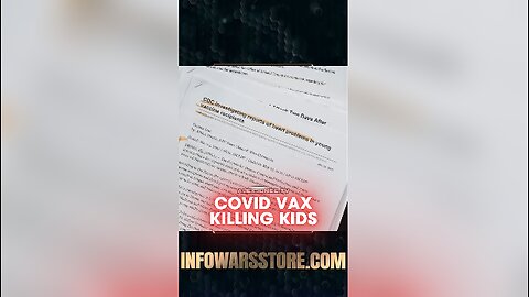 Alex Jones: Covid Vaccine Was (and still is) Killing Kids - 5/24/21