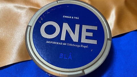 One Blå (Blue) Snus Review