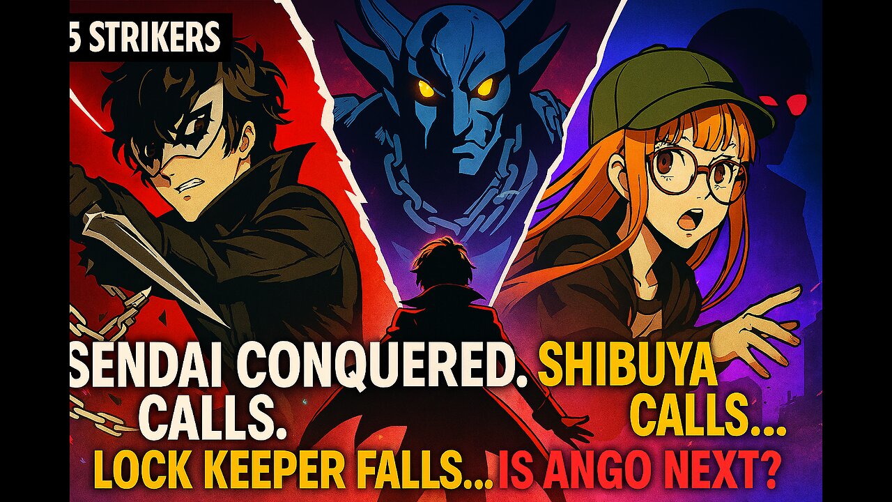 P5 Strikers #3 | Sendai Conquered, Shibuya Revisited 🔓 Lock Keeper Falls… Is Ango Next?