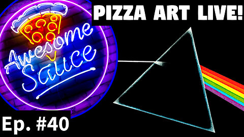 Awesome Sauce PIZZA ART LIVE Ep. #40: Dark Side of the Crust