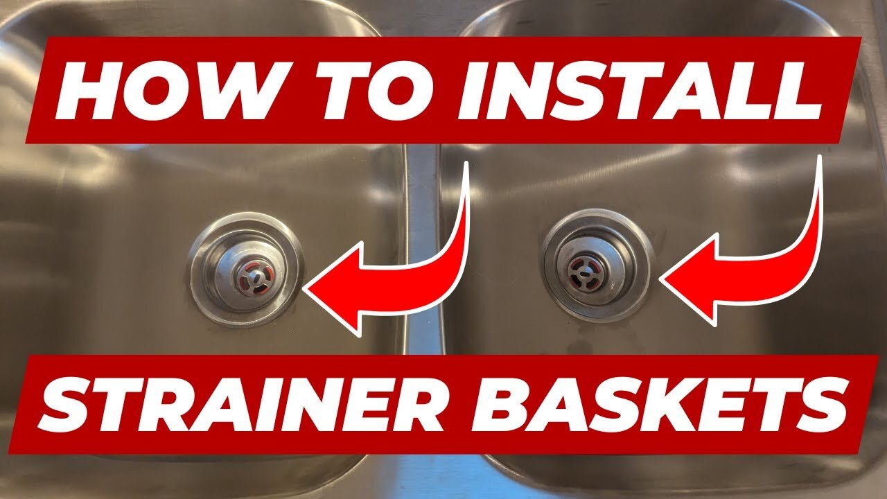 How To Install A Kitchen Sink Strainer Basket