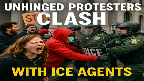 CHAOS AT THE COURTHOUSE: VIOLENT ICE CLASH ECHOES LEFT-WING RAGE AND BLOODLUST