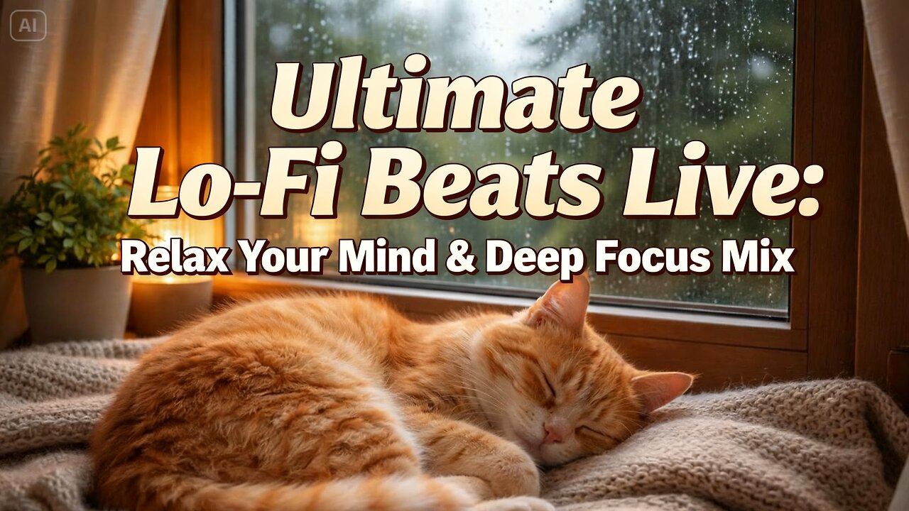Ultimate Lo-Fi Beats Live: Relax Your Mind & Deep Focus Mix
