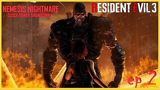 🟡 NEMESIS NIGHTMARE: CLOCK TOWER SHOWDOWN 🟡 | RESIDENT EVIL 3 | Ep 2