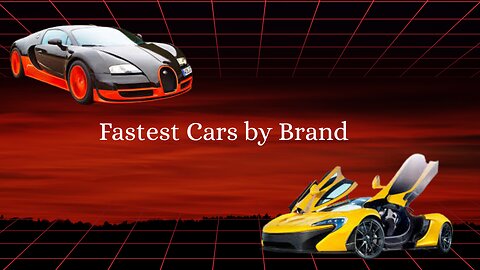 FASTEST cars by BRAND #fastcars #supercars #fyp
