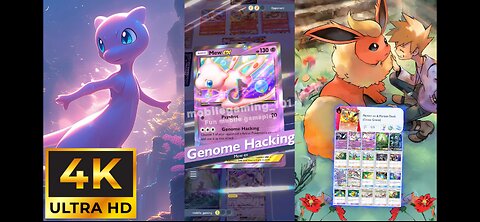 [4K Full Game] Pokémon TCG Pocket Step-Up Battle #2 (Expert) ArceusPsychic VS Flareon ex & Flareon