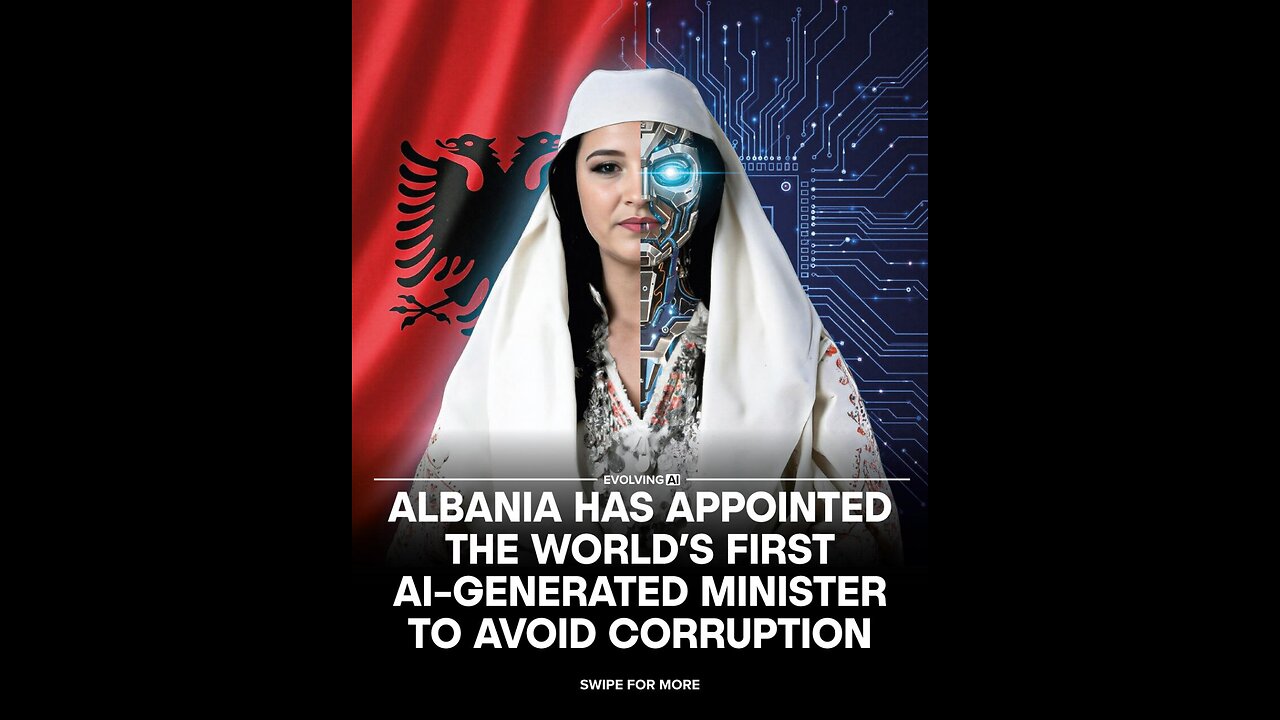 ALBANIA Make HISTORY - Worlds 1st AI MINISTER - Clocks ticking...