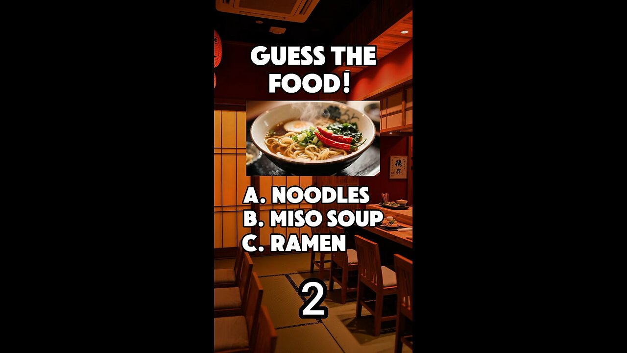 General Knowledge Quiz! Guess the food!