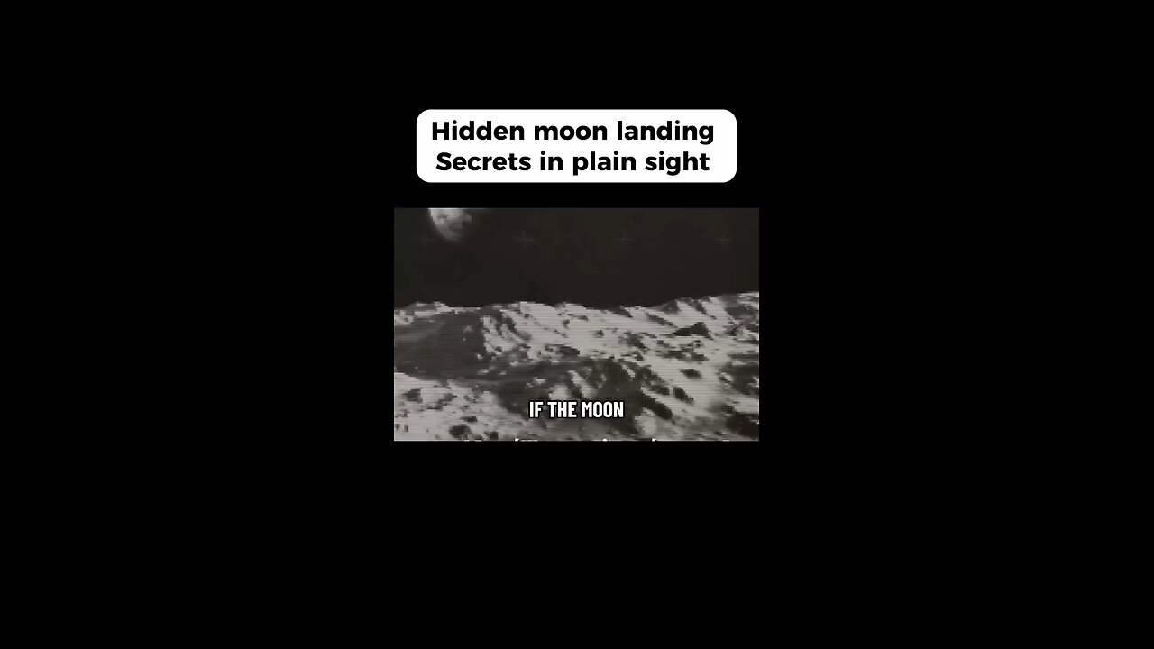 Hidden Moon Landing Secrets In Plain Sight