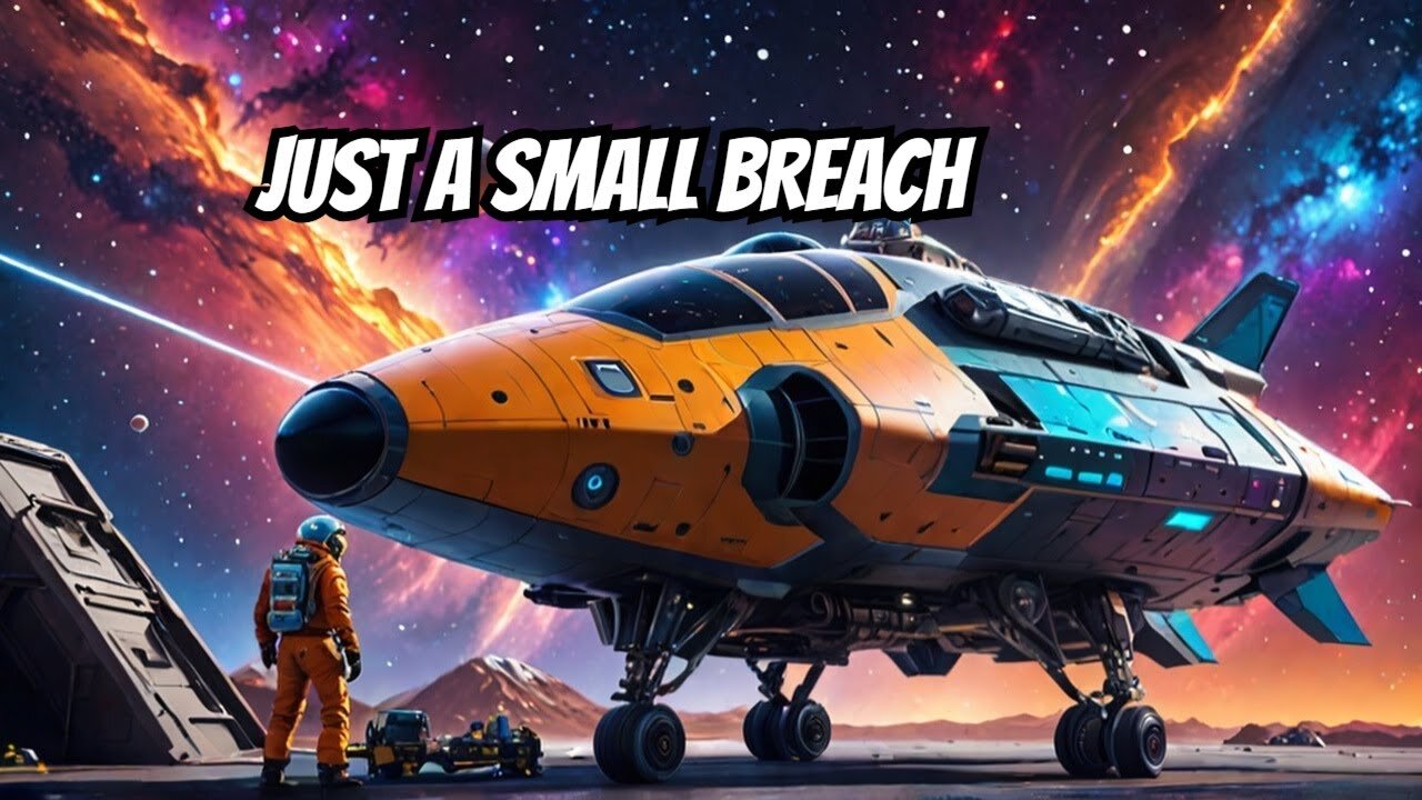 Star Trucker - its just a small hull breach.