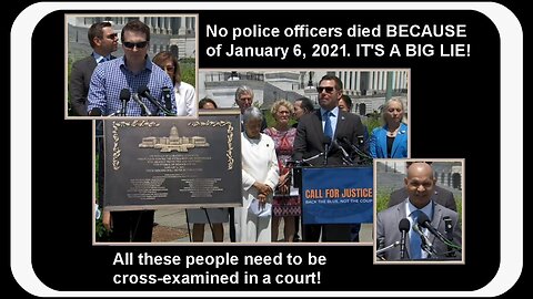 Democrats lie again, say officers died because of J-6 * May 15, 2025