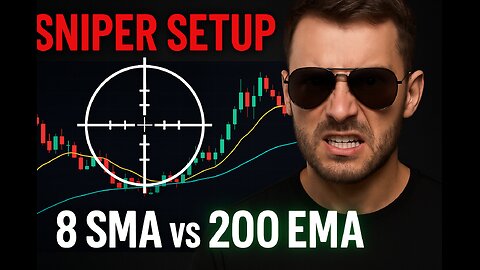 Dominate The Markets With Sniper Trades Using This Ruthless 8 SMA & 200 EMA Exploit!