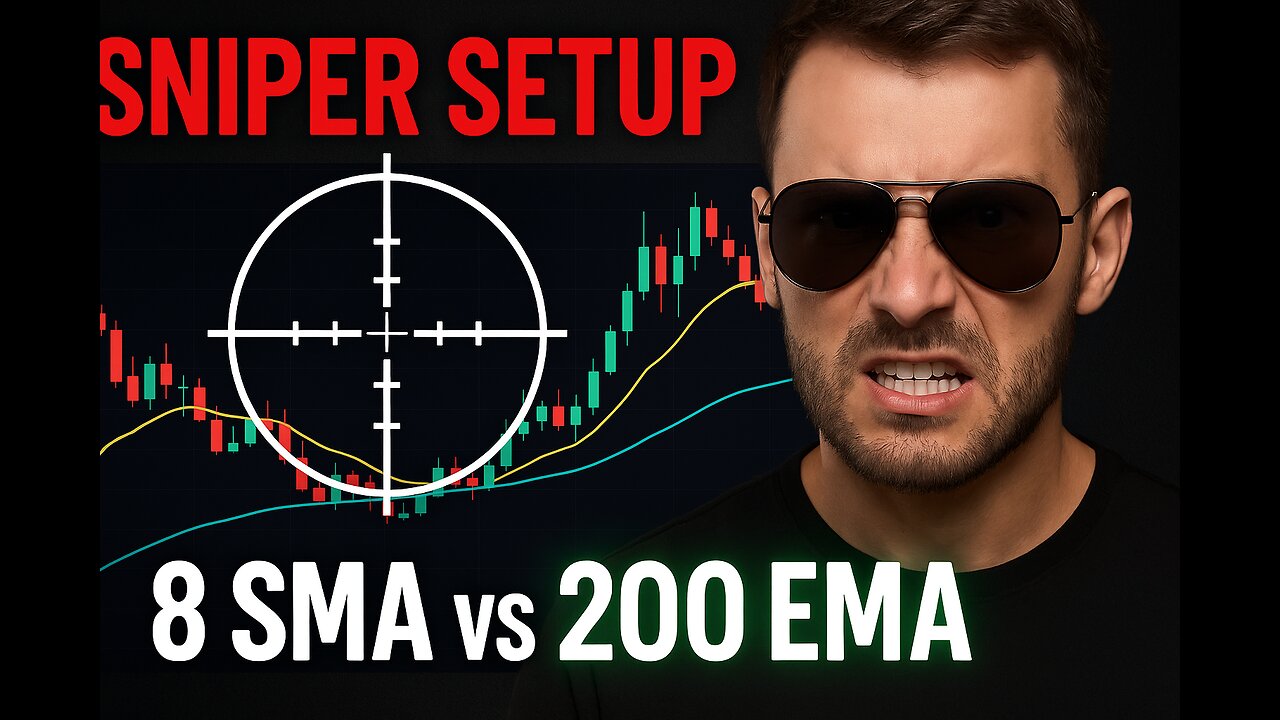 Dominate The Markets With Sniper Trades Using This Ruthless 8 SMA & 200 EMA Exploit!