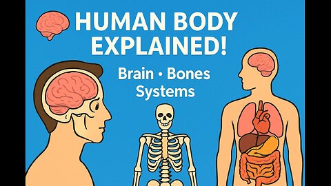 🧍 “The Human Body – From Brain to Toes | Skeleton, Systems & Superpowers!” | Curious Cub