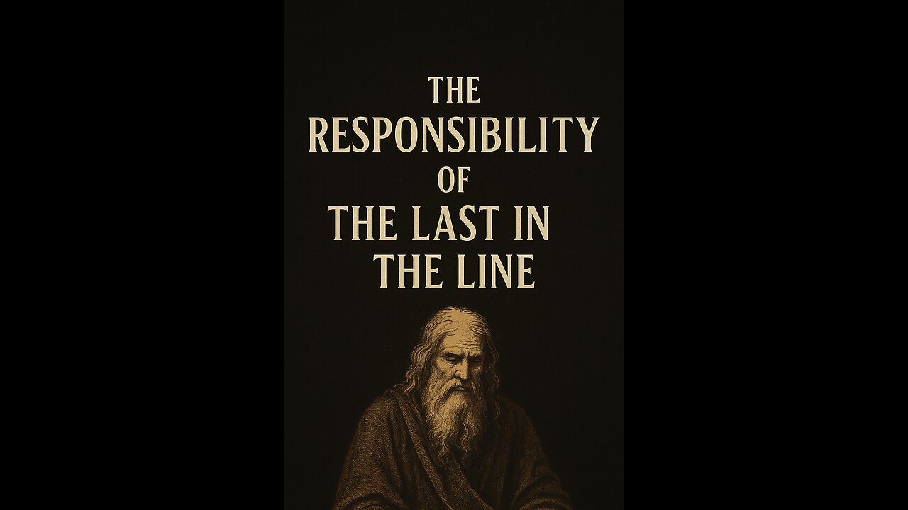 The Responsibility of the Last in the Line
