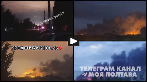 Kremenchuk: Russian missile strike on Ukraine's largest oil refinery