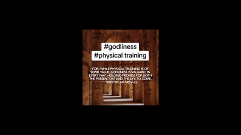 godliness #physical training #biblebuild #bibleverse #bibleverseoftheday #bible