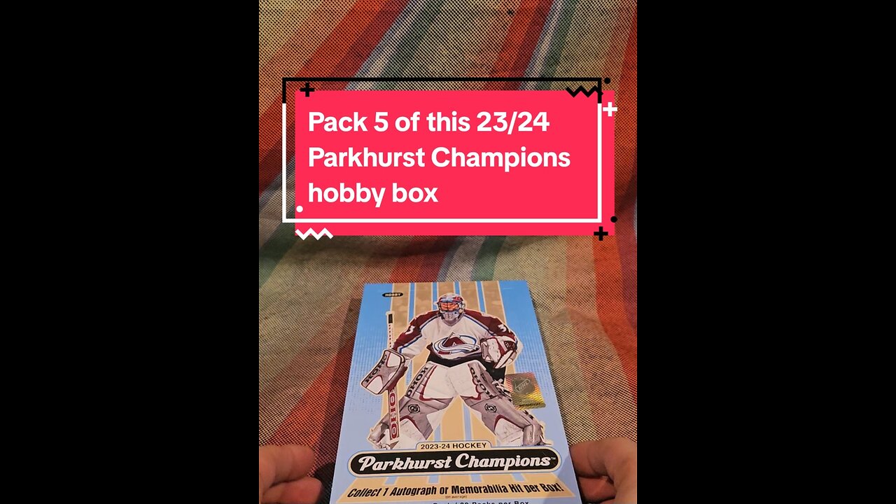 Pack 5 of this 23/24 Parkhurst Champions hobby box