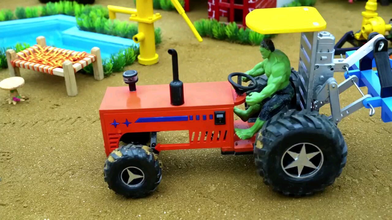 diy_tractor_miniature_harrow_machine_science_project___water_pump