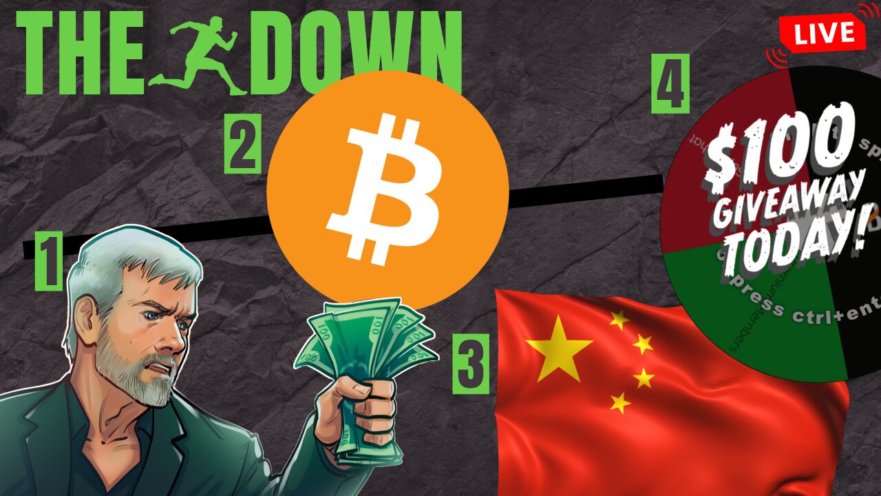 Saylor's FAILED 'Strategy', Bitcoin NOT Done Yet!, China Trade War Heating up + $100 Weex Giveaway!