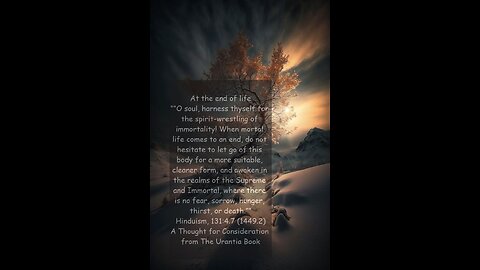 At the end of