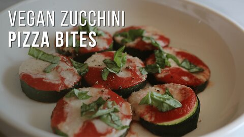 Vegan Zucchini Pizza Bites: Perfect Snack Idea!