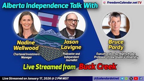 FreedomCalendar.net TV #07B: Alberta Independence Talk in Buck Creek (LiveStream)