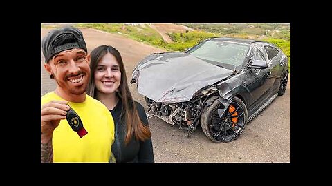 I REBUILT A WRECKED LAMBORGHINI URUS THEN GAVE IT TO MY GIRLFRIEND