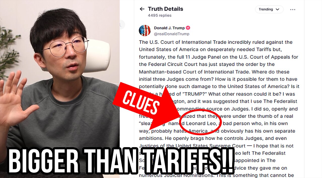 The crazy conspiracy "movie" behind the court battle on Trump's Tariffs