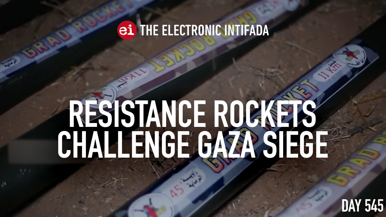 Resistance rockets challenge Gaza siege, with Jon Elmer