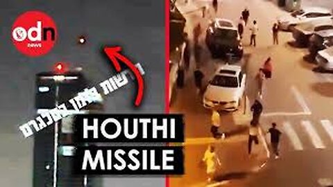 Houthi Hypersonic Missile Sends Israelis Scrambling for Cover in Tel Aviv