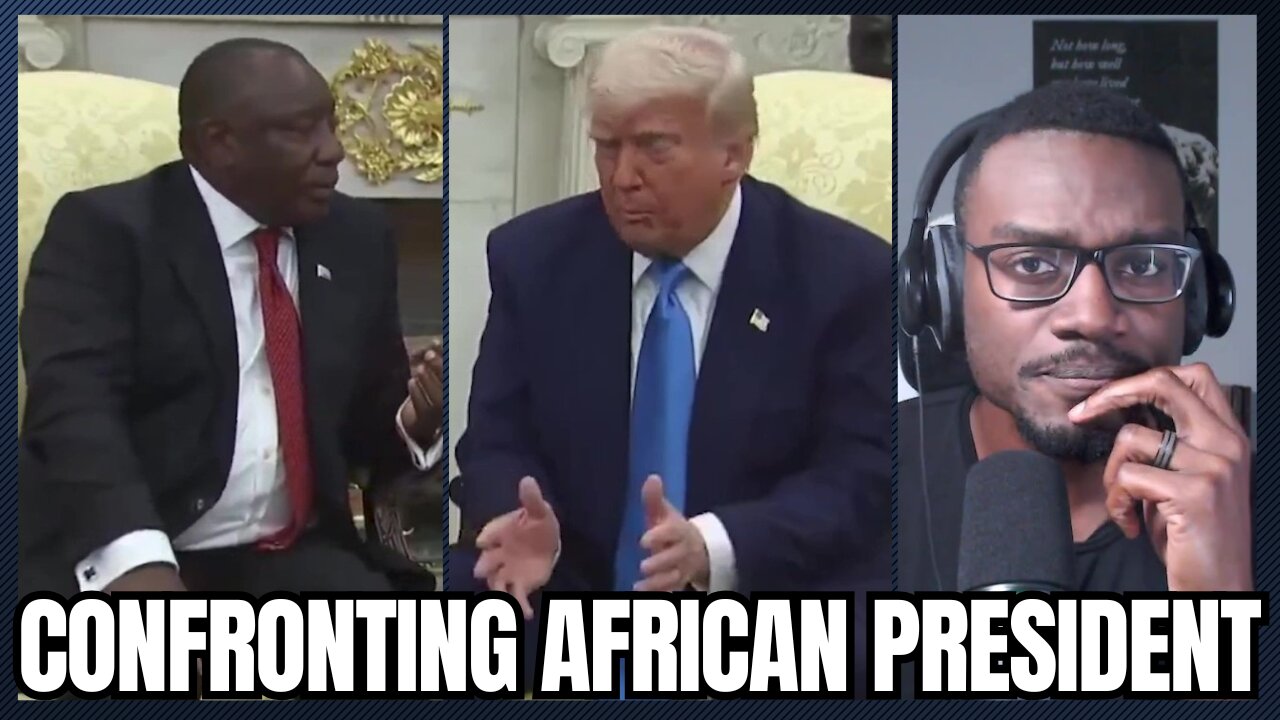Trump Confronts South African President On White Genocide