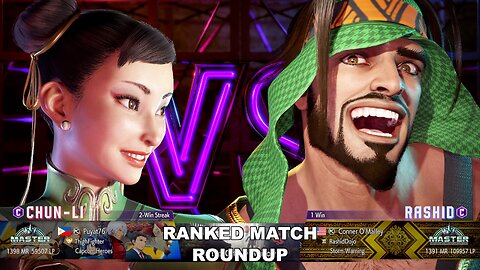 Kuya Kalbo SF6 Ranked Match Roundup. Chun Li Master Rank [Hori Fight Stick]