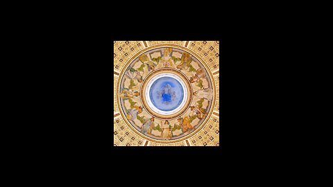 Zodiac Wheel on the dome of The Library of Congress