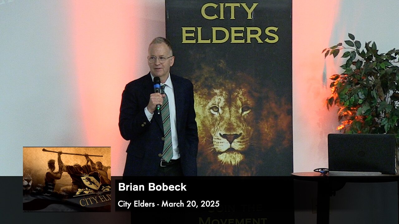 Brian Bobeck to City Elders - March 20, 2025