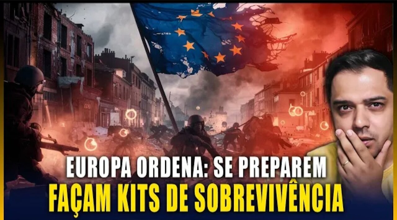 ALERTA- União Europeia pede ao povo para montar KIT DE SOBREVIVÊNCIA e se PR_HD