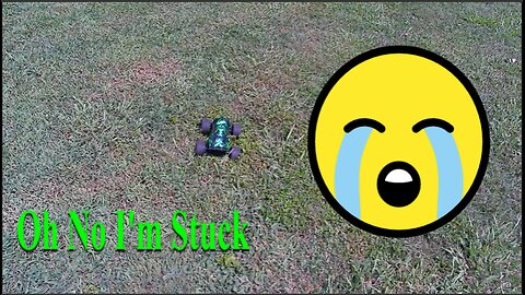 RC Speed Demon Jumping Double Ramps In The Back Yard Part 1 (Green)