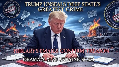 TRUMP'S DECLASS BOMBSHELL: Russia Hoax, Hillary's Emails & $1.8B Ukraine Scam Exposed! (RED OCTOBER Proof)