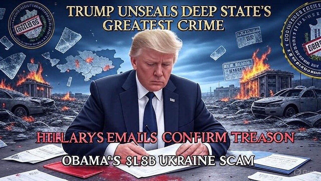 TRUMP'S DECLASS BOMBSHELL: Russia Hoax, Hillary's Emails & $1.8B Ukraine Scam Exposed! (RED OCTOBER Proof)