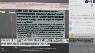 Now Theres A "Support" Mod There That Could Get A Guy Killed No Doubt Cosmic Agency/5 Eyes telegram!