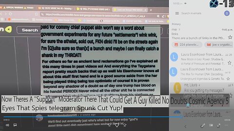 Now Theres A "Support" Mod There That Could Get A Guy Killed No Doubt Cosmic Agency/5 Eyes telegram!