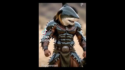 I See You Muscular King Lion 🦁 Shape Shift into Shark