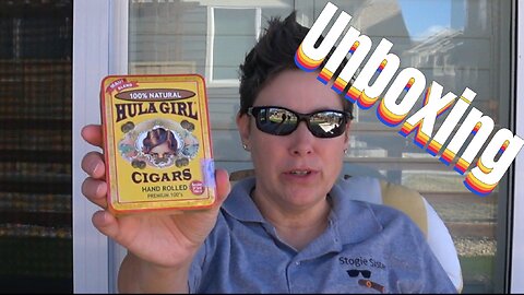 Hula Girl Natural cigar tin Unboxing