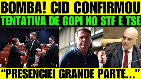 🔥🚨 BOMBA! Cid confirma tentativa de golpe no STF! Bolsonaro fala tudo a imprensa!