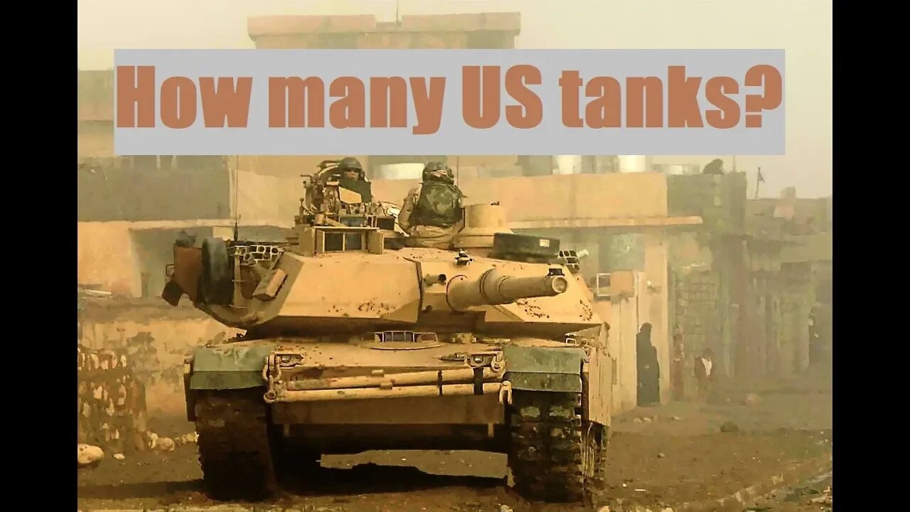 How many tanks did THE UNITED STATES have in 2019?