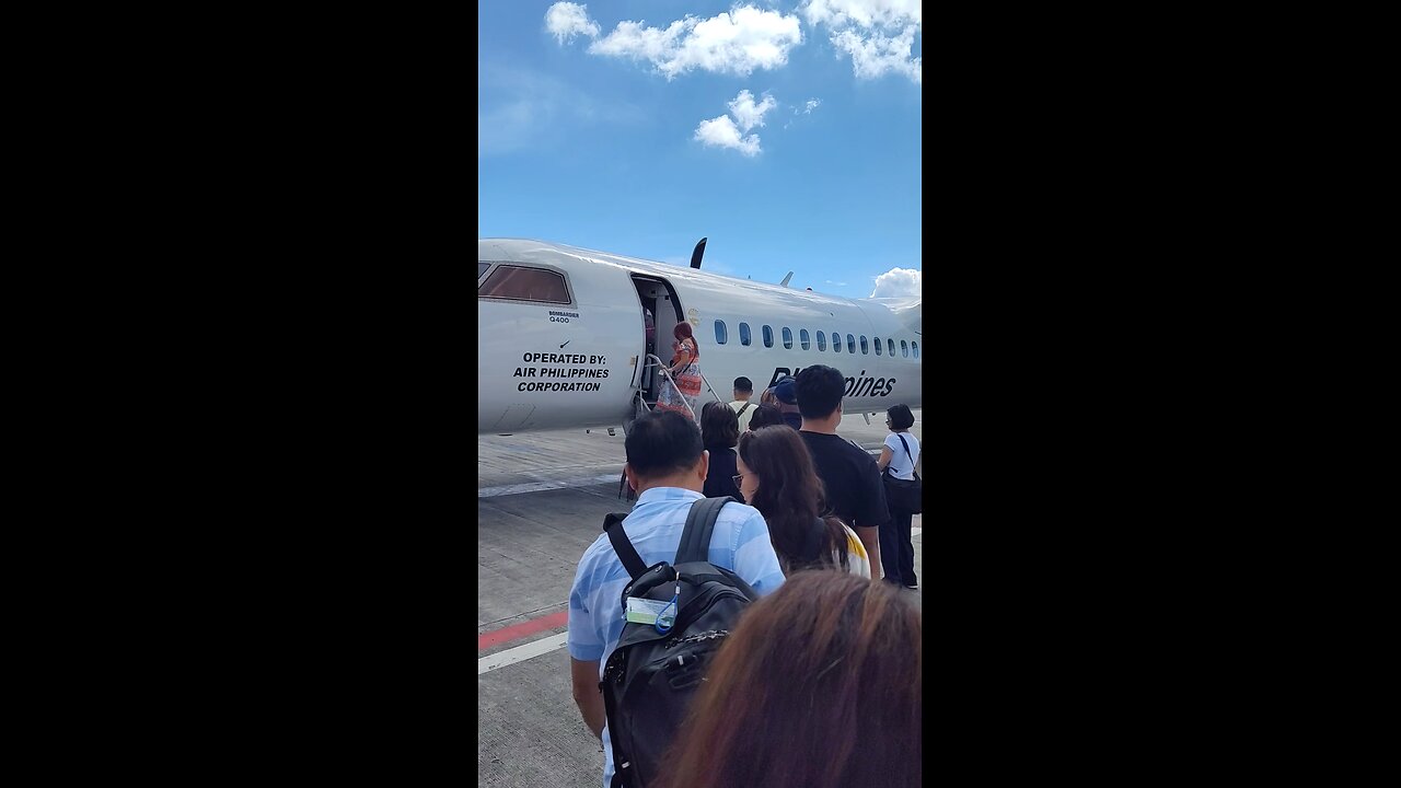 Cebu to Davao... plane boarding.