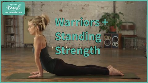 5 Minute Yoga Flow | Warrior Poses + Standing Strength for Beginners
